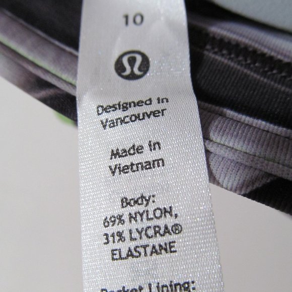 LULULEMON Swift Speed High Rise Tight 28" Paint Glide Warp Size 10 NWT - Picture 15 of 16